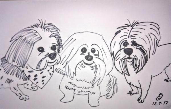 Dog Caricatures 1