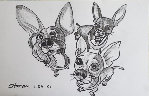 Dog Caricatures 10