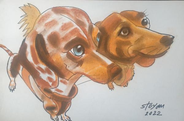 Dog Caricatures 13